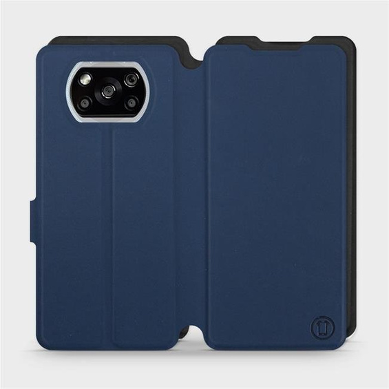 Hülle für Xiaomi POCO X3 NFC - Farbe Marine mit Schwarz