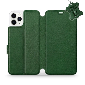 Hülle für Apple iPhone 11 Pro Max - Farbe Green Leather