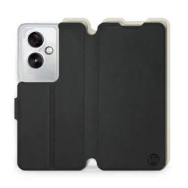 Hülle für OPPO A79 5G - Farbe Schwarz mit Platin
