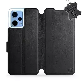 Hülle für Xiaomi Redmi Note 12 5G - Farbe Black Leather