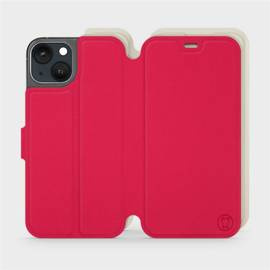 Hülle für Apple iPhone 13 - Farbe Rot mit Platin