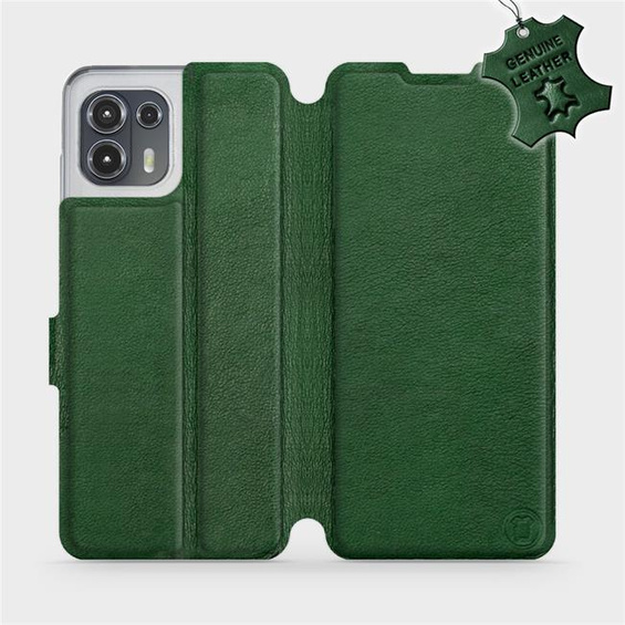 Hülle für Motorola Edge 20 Lite - Farbe Green Leather
