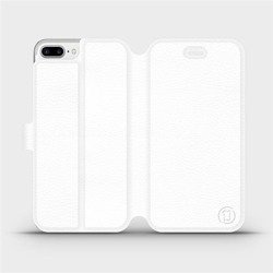 Hülle für Apple iPhone 8 Plus - Farbe White&Orange