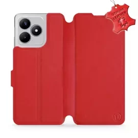 Hülle für Realme C53 - Farbe Red Leather