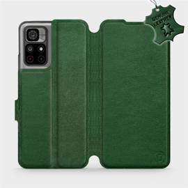 Hülle für Xiaomi Redmi Note 11 - Farbe Green Leather
