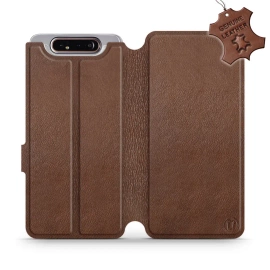 Hülle für Samsung Galaxy A80 - Farbe Brown Leather