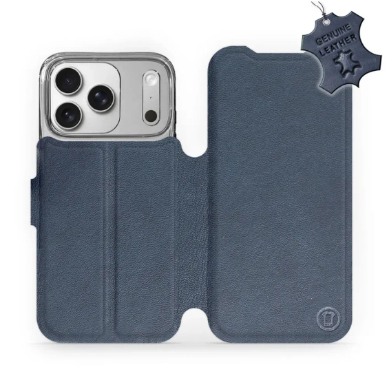Hülle für Apple iPhone 17 Pro - Farbe Blue Leather