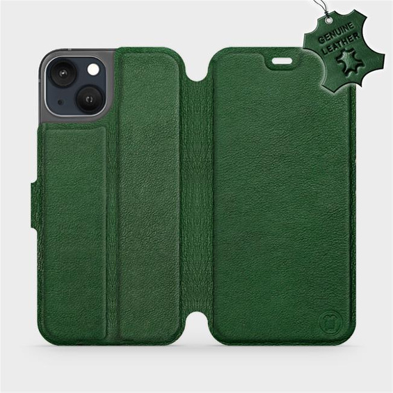 Hülle für Apple iPhone 13 - Farbe Green Leather