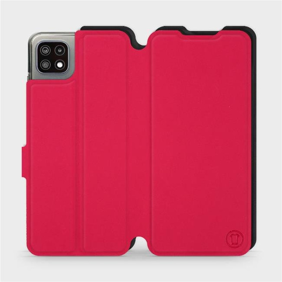 Hülle für Samsung Galaxy A22 5G - Farbe Rot mit Schwarz