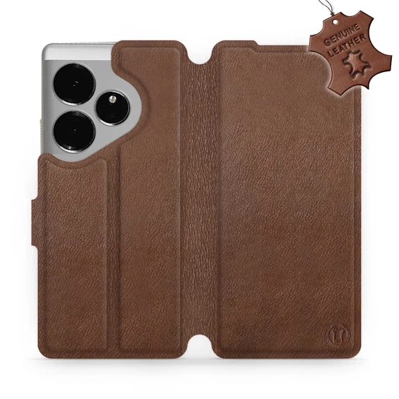 Hülle für Realme GT 6 - Farbe Brown Leather