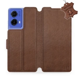 Hülle für Motorola Moto G85 5G - Farbe Brown Leather