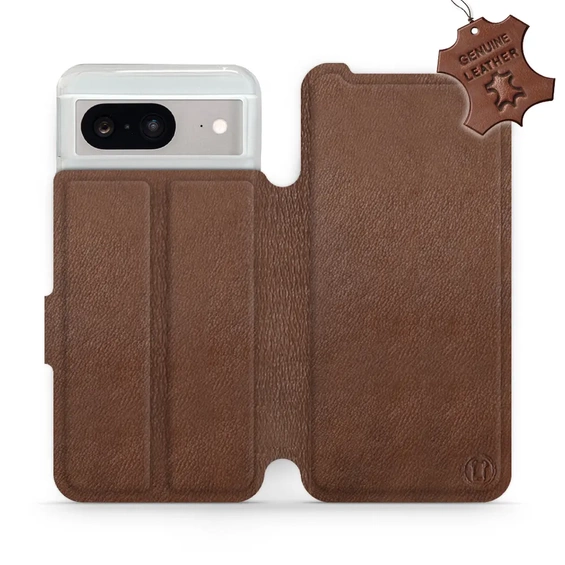 Hülle für Google Pixel 8 - Farbe Brown Leather