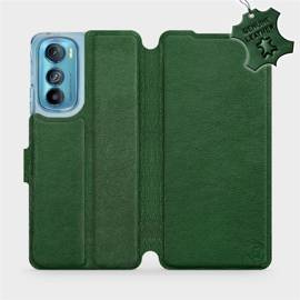 Hülle für Motorola Edge 30 5G - Farbe Green Leather