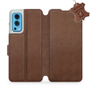 Hülle für OnePlus Nord 2 5G - Farbe Brown Leather