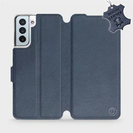 Hülle für Samsung Galaxy S21 Plus - Farbe Blue Leather