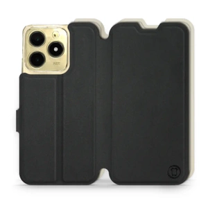 Hülle für Realme C61 - Farbe Schwarz mit Platin