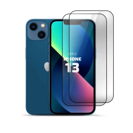 2er Set Panzerglas Clear für Apple iPhone 13