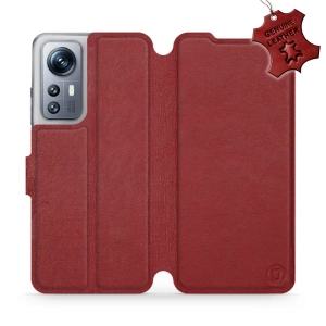 Hülle für Xiaomi 12S - Farbe Dark Red Leather