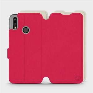 Hülle für Huawei P Smart 2019 - Farbe Rot mit Platin