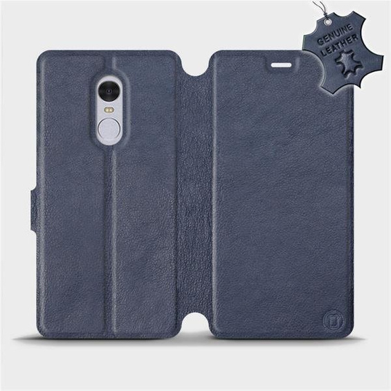 Hülle für Xiaomi Redmi Note 4X - Farbe Blue Leather