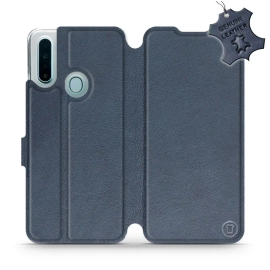 Hülle für OPPO A31 - Farbe Blue Leather