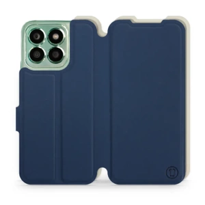 Hülle für Huawei Honor X8b - Farbe Marineblau mit Platin