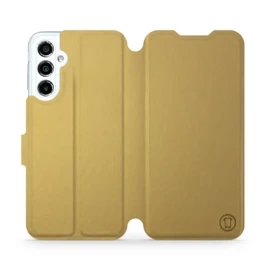 Hülle für Samsung Galaxy M34 5G - Farbe Gold&Orange