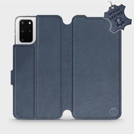 Hülle für Samsung Galaxy S20 Plus - Farbe Blue Leather