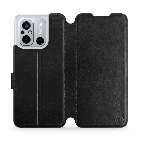 Hülle für Xiaomi Redmi 12C - Farbe Black&Gray