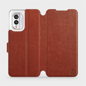 Hülle für Nokia X30 5G - Farbe Brown&Orange