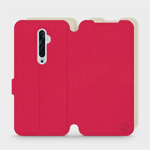 Hülle für OPPO Reno 2Z - Farbe Rot mit Platin