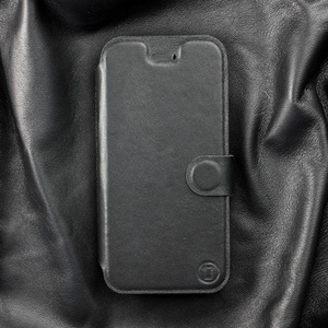 Hülle für LG K50S - Farbe Black Leather