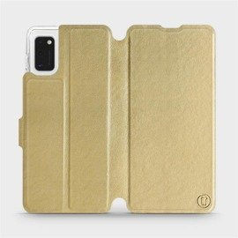 Hülle für Samsung Galaxy A41 - Farbe Gold&Orange