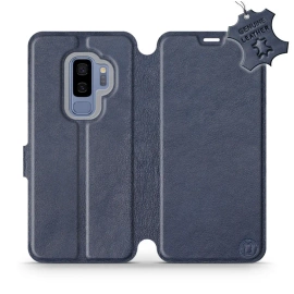 Hülle für Samsung Galaxy S9 Plus - Farbe Blue Leather