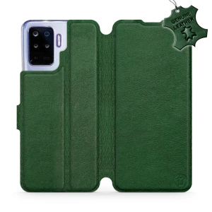 Hülle für OPPO Reno 5 Lite - Farbe Green Leather