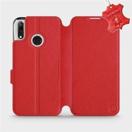 Hülle für Huawei Y7 2019 - Farbe Red Leather