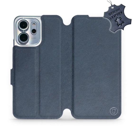 Hülle für OPPO Reno 14 FS 5G - Farbe Blue Leather