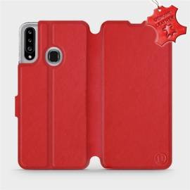 Hülle für Samsung Galaxy A20S - Farbe Red Leather