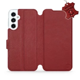 Hülle für Samsung Galaxy M34 5G - Farbe Dark Red Leather