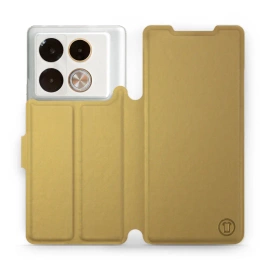 Hülle für Infinix Note 40 Pro Plus - Farbe Gold&Orange