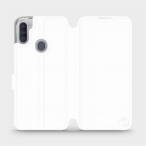 Hülle für Samsung Galaxy M11 - Farbe White&Orange