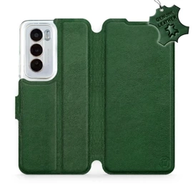 Hülle für OPPO Reno 12 Pro 5G - Farbe Green Leather