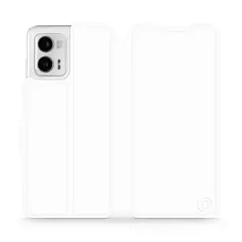 Hülle für Motorola Moto G73 5G - Farbe White&Orange