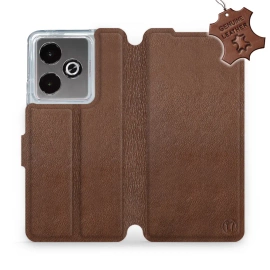 Hülle für Realme GT 7T - Farbe Brown Leather