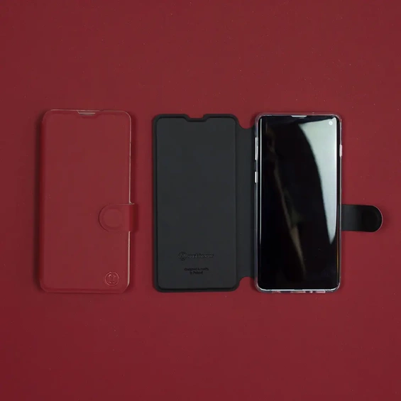 Hülle für Huawei Honor X7d - Farbe Dunkelrot mit Schwarz