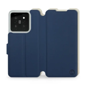 Hülle für Xiaomi 14 - Farbe Marineblau mit Platin