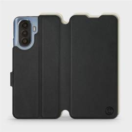 Hülle für Huawei Nova Y70 - Farbe Schwarz mit Platin