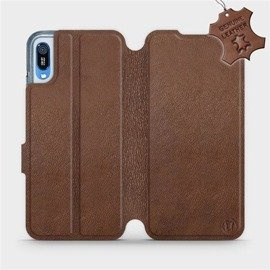 Hülle für Huawei Y6 2019 - Farbe Brown Leather