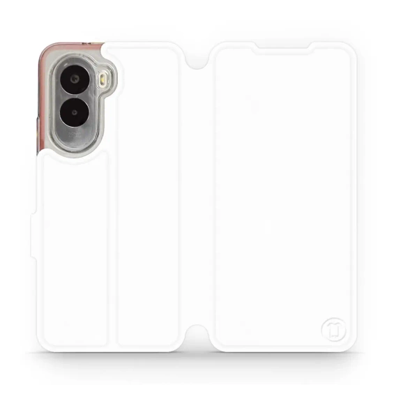 Hülle für Xiaomi POCO M7 - Farbe White&Orange