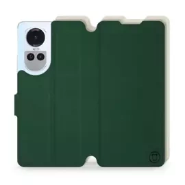 Hülle für OPPO Reno 10 5G - Farbe Grün mit Platin